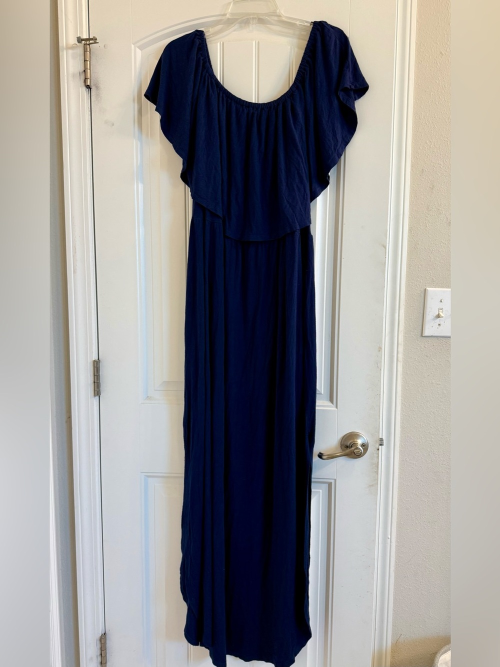 Women’s plus size off shoulder maxi dress